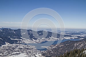 Wintry Tegernsee view