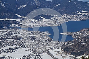 Wintry Tegernsee view