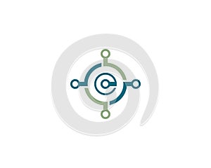 Wire,cable logo icon