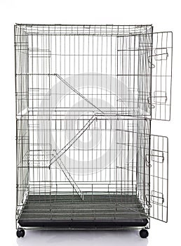 Wire cat crate or animal cage