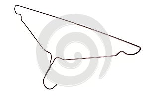 Wire clothes hanger