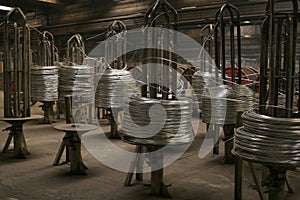 Wire coils machine