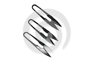 Wire cutter isolated on white background with selective focus ,