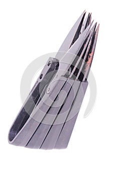 Wire cutter isolated on white background with selective focus ,