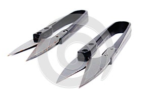 Wire cutter isolated on white background with selective focus ,