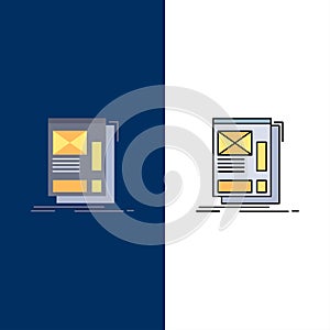 wire, framing, Web, Layout, Development Flat Color Icon Vector