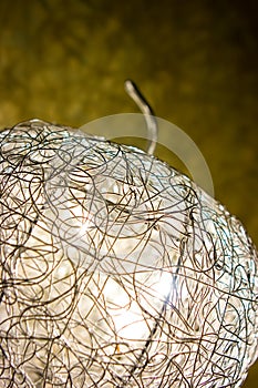 Wire lamp photo