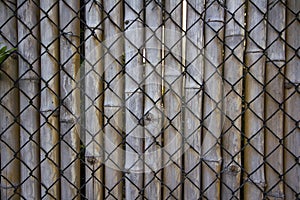 Wire mesh, bamboo used to make fences.
