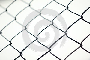 Wire mesh frence abstract