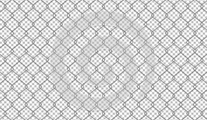 Wire mesh isolated and transparent for background, barrier net, wire net metal wall, barbed wire fence, metal grid for backdrop,