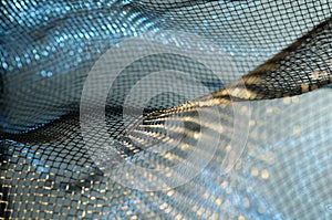 Wire netting.