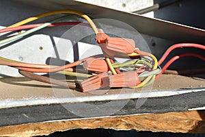 Wire Nuts in Air Conditioner with Thermostat Wires