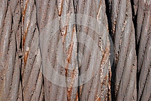Wire rope background