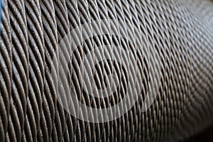 Wire rope texture