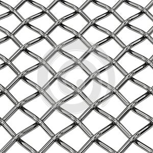 Wire steel net close-up