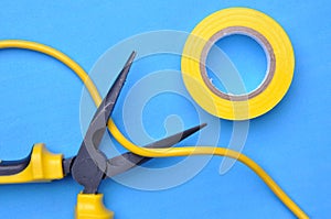 Wire stripper, insulation tape and cable