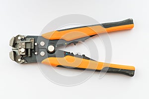 Wire strippers, close-up photo