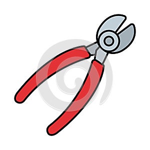 Wire strippers tool icon photo