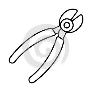 wire strippers tool icon photo