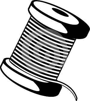 wire or thread spool vector illustration