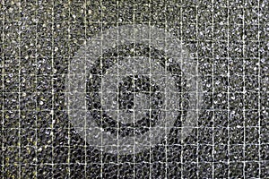 Wired glass to use as background or structure