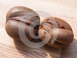 Wired kiwi fruit with shiny sides