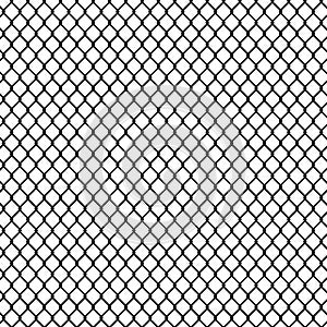 Wired Metal Fence Mesh Vector. Pattern Texture Of Steel Wire Grid Isolated On White Transparent Background.