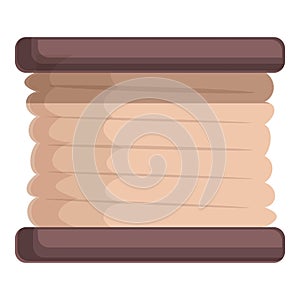 Wired rod cylinder icon cartoon vector. Aquatic hobby