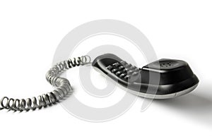 Wired telephone photo