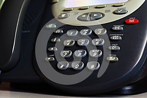 Wired telephone, IP telephony, telephone keypad