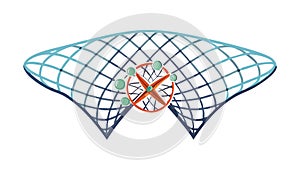 Wireframe Dome Architecture Structure Vector, vector design Generative AI
