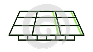 Wireframe Grid or Network Icon for Structure and Data, vector design Generative AI