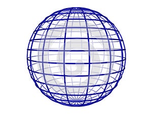 Wireframe sphere