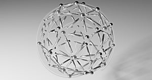 Wireframe of a Sphere Construction