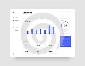 Wireframes screens. Dashboard UI and UX Kit design.