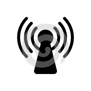 Wireless antenna icon