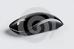 Wireless black computer mouse modern ergonomic technology device