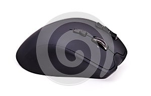Wireless black laser computer mouse