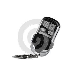 Wireless car key isolated on white background