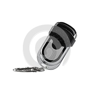 Wireless car key isolated on white background