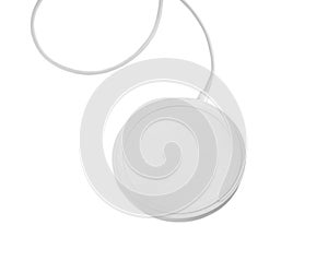Wireless charger isolated on white. Modern technology