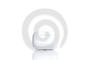 Wireless Charging Case for headphones isolated over white background