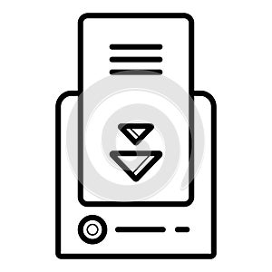 Wireless Charging Icon Vector