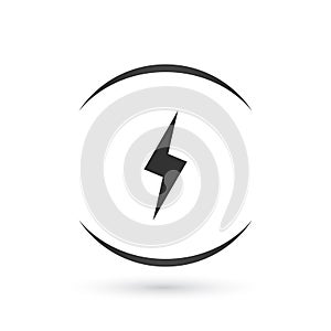 Wireless Charging Icon Vector illustration isolated on white background.