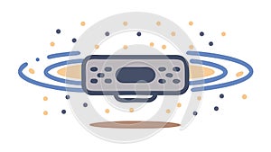 Wireless Charging Pad Icon: Smart Tech Convenience Vector Design Generative AI