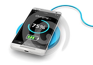 Wireless charging of smartphone