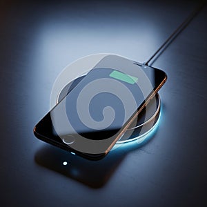 Wireless charging smartphone