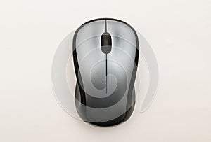 Wireless computer mouse on isolated background