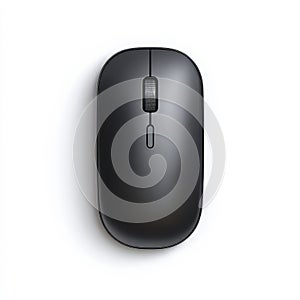 Wireless computer mouse isolated on light background