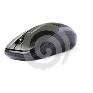 Wireless computer mouse isolated over white background